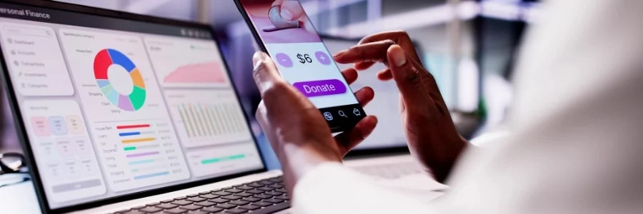 A screenshot of an automated thank-you video being created.