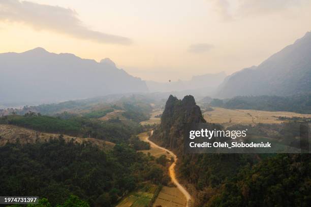Displays of unexploded ordnance at the UXO Laos Visitor Centre