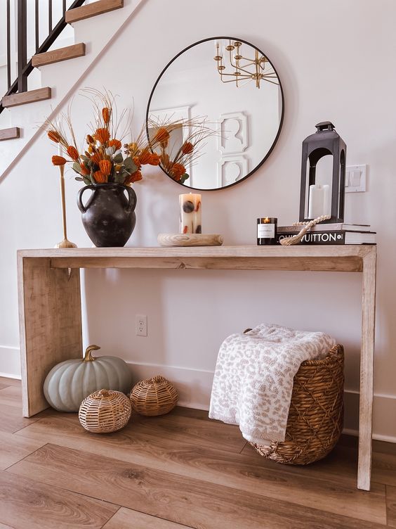 Distressed cream crate