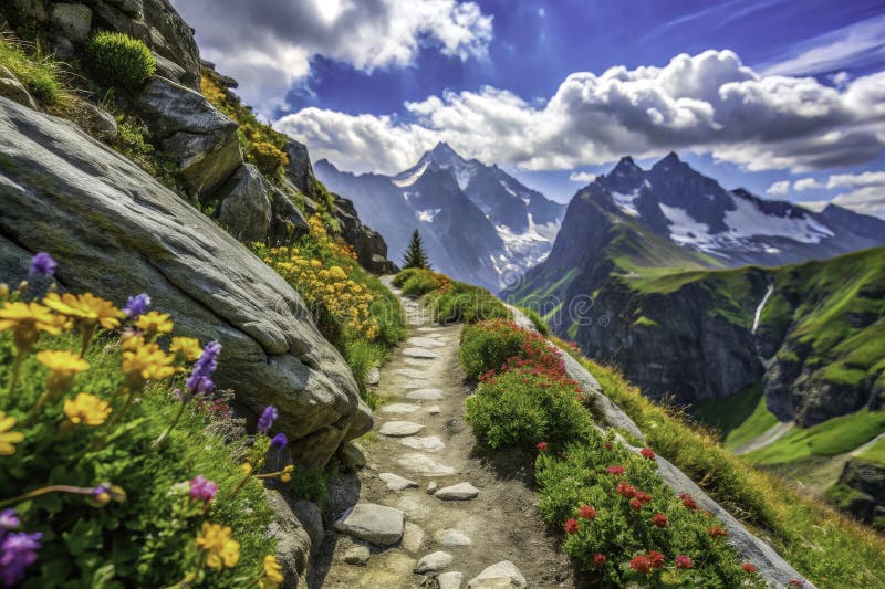 Llamas carrying equipment during a trek in the Andes mountains near Mendoza