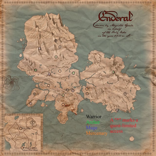 A screenshot of the protagonist using 