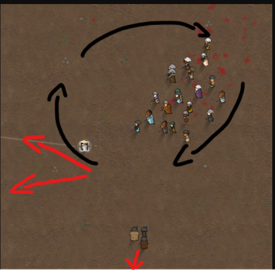 A screenshot of a pawn enjoying a relaxing moment in a beautifully decorated RimWorld colony, showcasing the potential for enhanced storytelling and gameplay through modding.