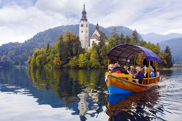 Lake Bled with island church