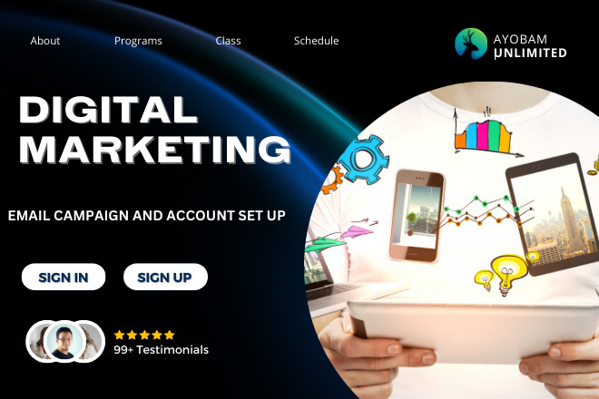 Prompt Marketer interface with a dashboard showcasing key metrics and workflow visualizations