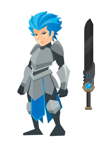 Team Fortress 2 characters Medic and Heavy in a scene from