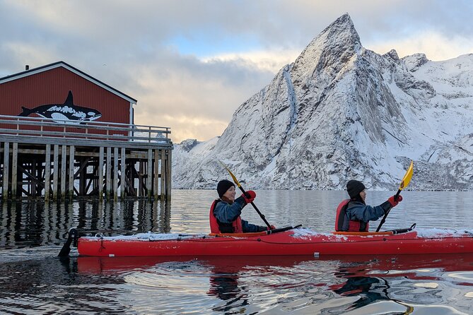 Sea kayaking in the Arctic fjords of Norway