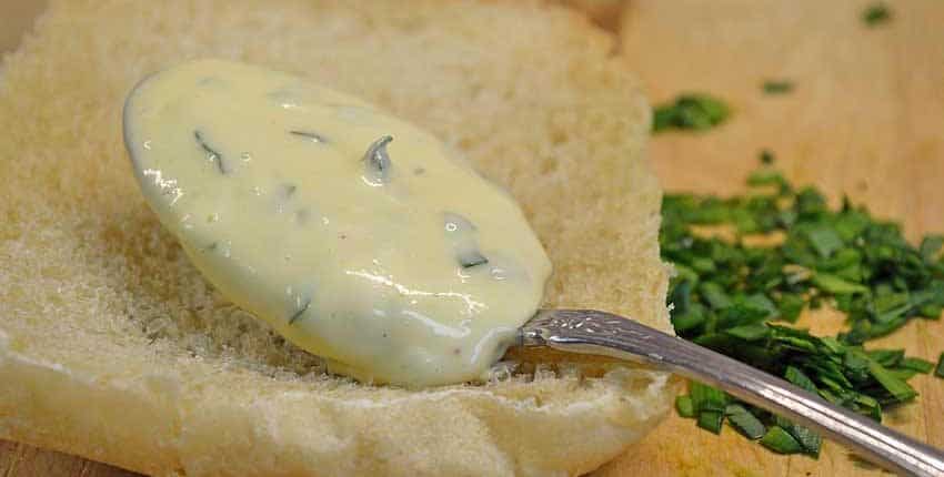 Fresh homemade mayonnaise.