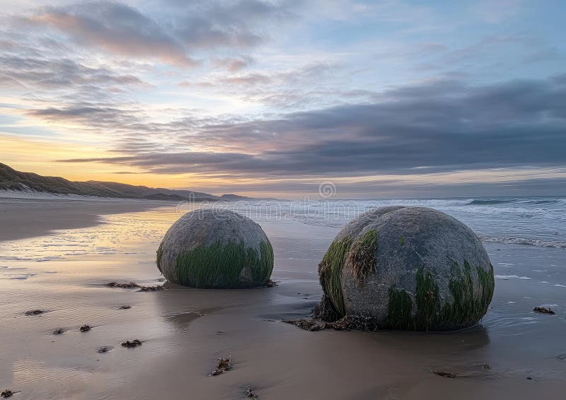 Purple sand on Pfeiffer Beach, Big Sur, California