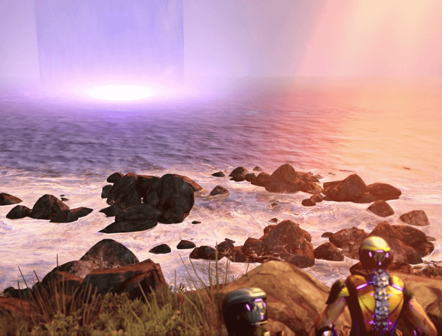 The Avenger under attack.