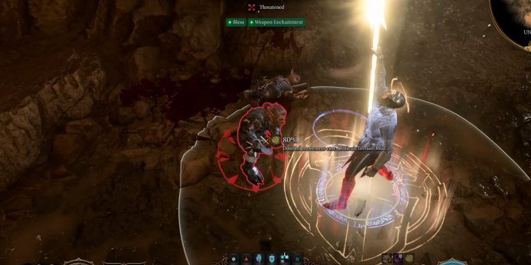 A spellcaster unleashing a barrage of magic missiles.