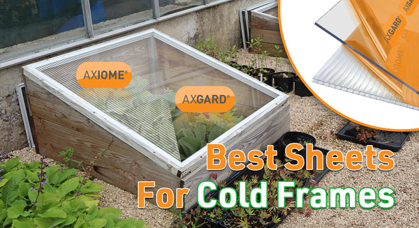 Clear plastic sheets for cold frame windows