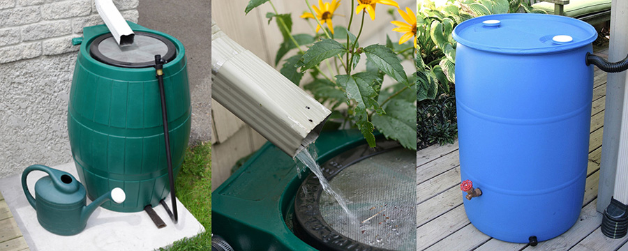 Rain barrel screen mesh to filter out contaminants