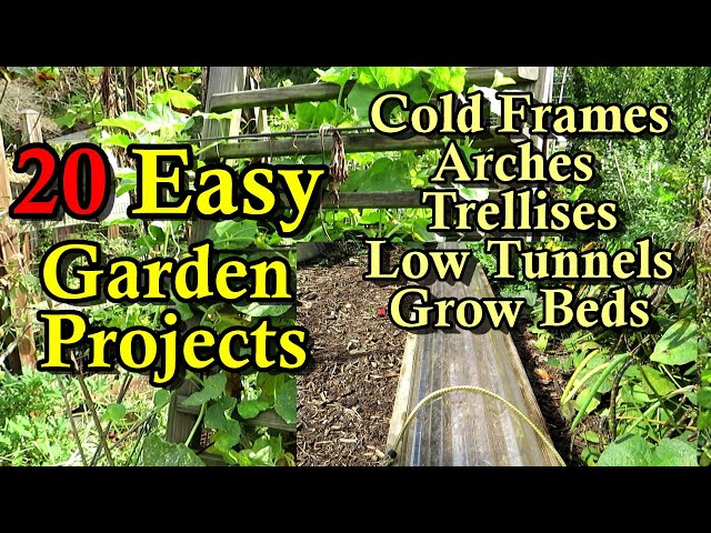 A finished DIY cold frame