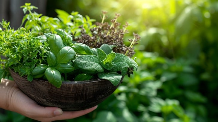 Herb garden freshness