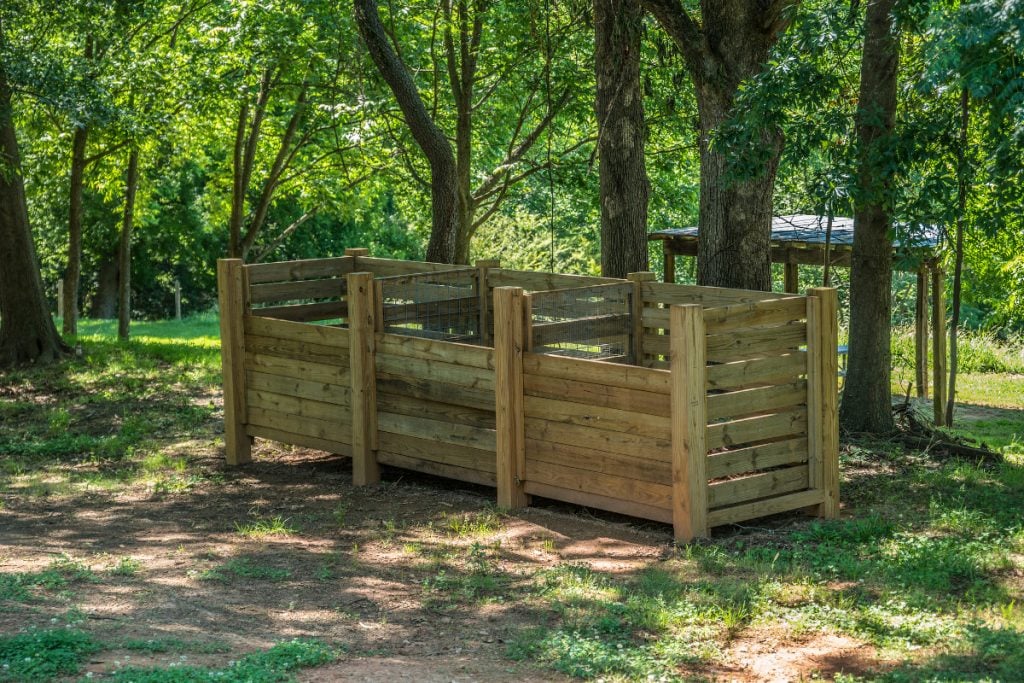 Building compost bin step by step process