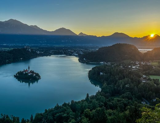Lake Bled Sunrise SUP Babymoon