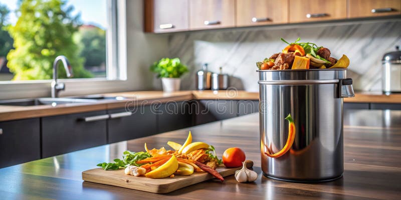 A glass jar filled with fermented vegetables, showing the brine and the weight used to keep the vegetables submerged.