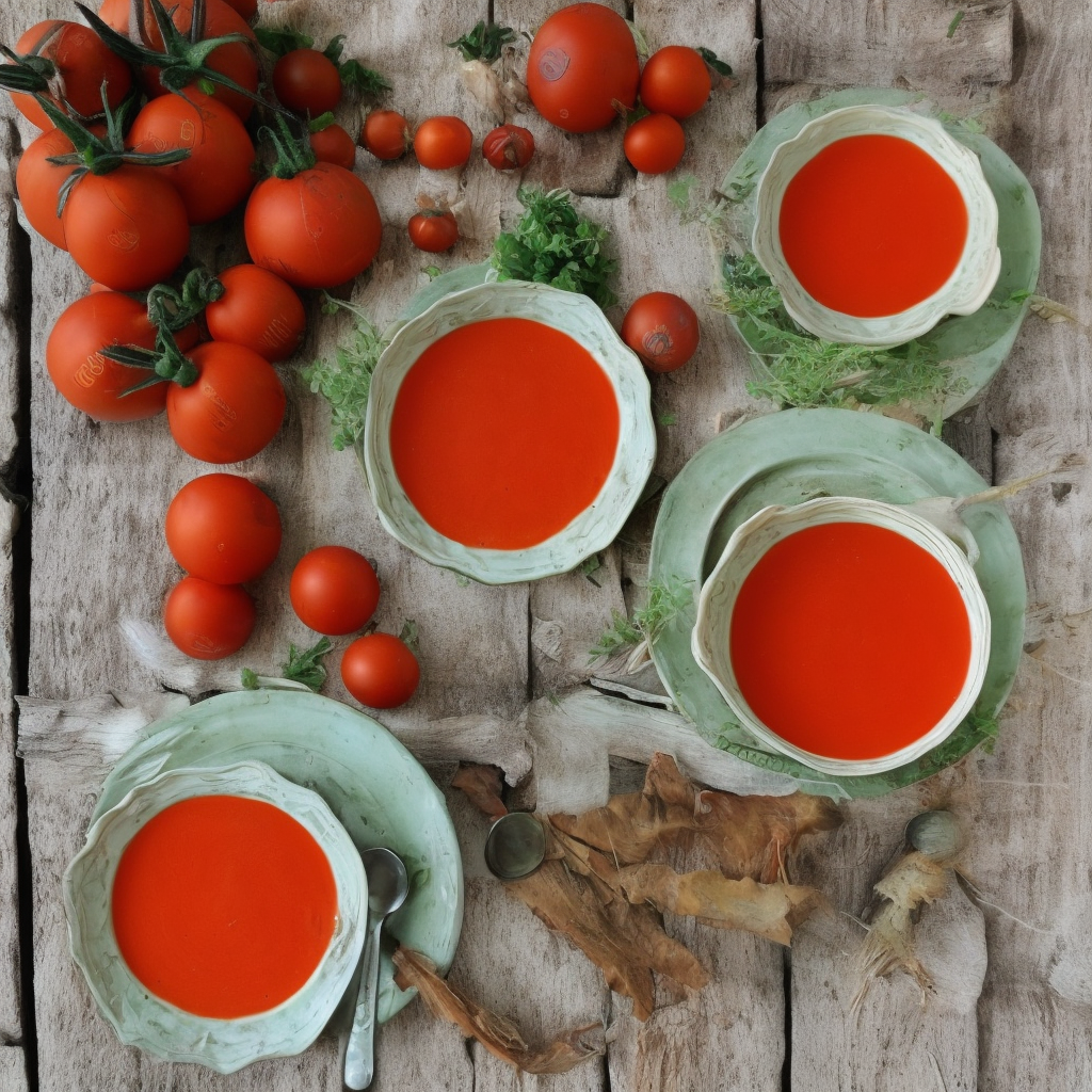 Autumn's Bounty: Simple Tomato Soup from Garden...