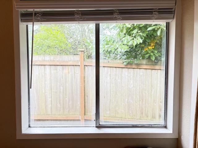 Window before sealing