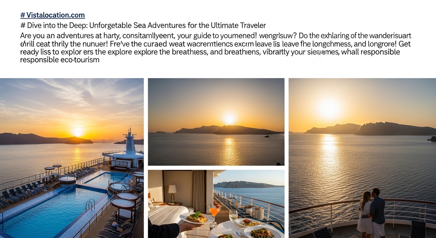 ## Dive into Adventure: Unforgettable Sea Experiences Await