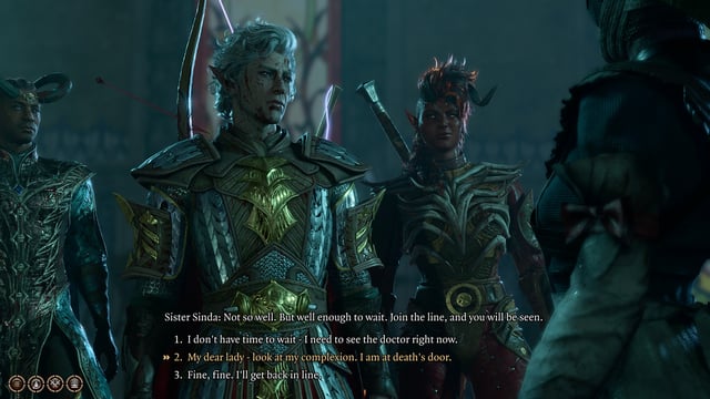 Character creation screen in Baldur's Gate 3, highlighting customization options.