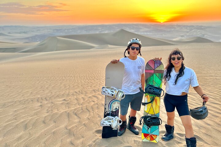 Sandboarder in Huacachina