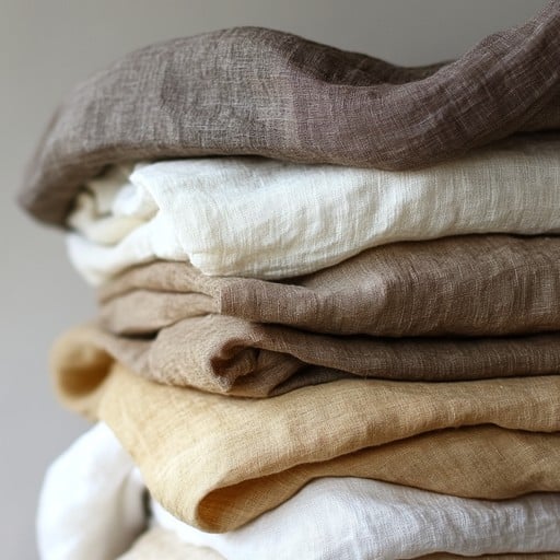 organic laundry soap linen background