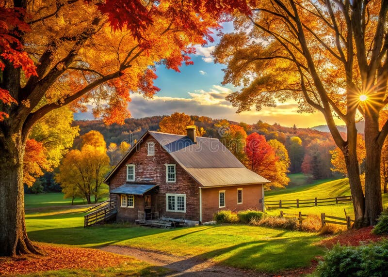A cozy farmhouse interior.