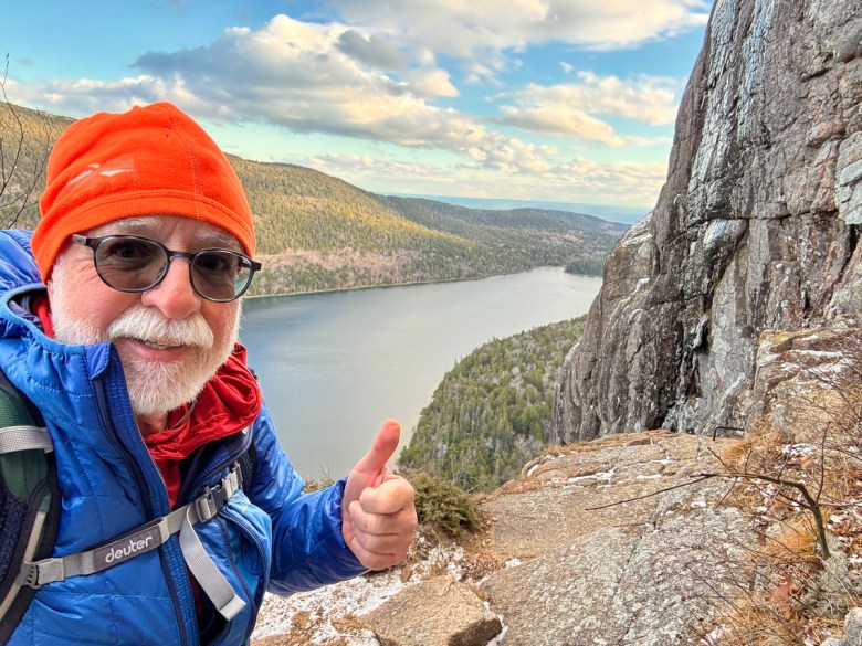 Lena attempting a fireside photoshoot in Yosemite