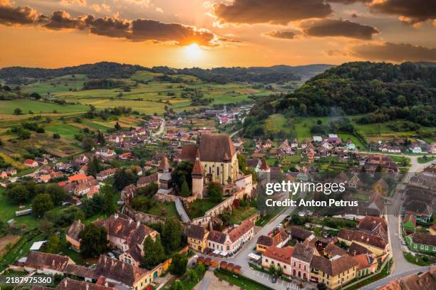 Sighisoara Citadel at Sunset