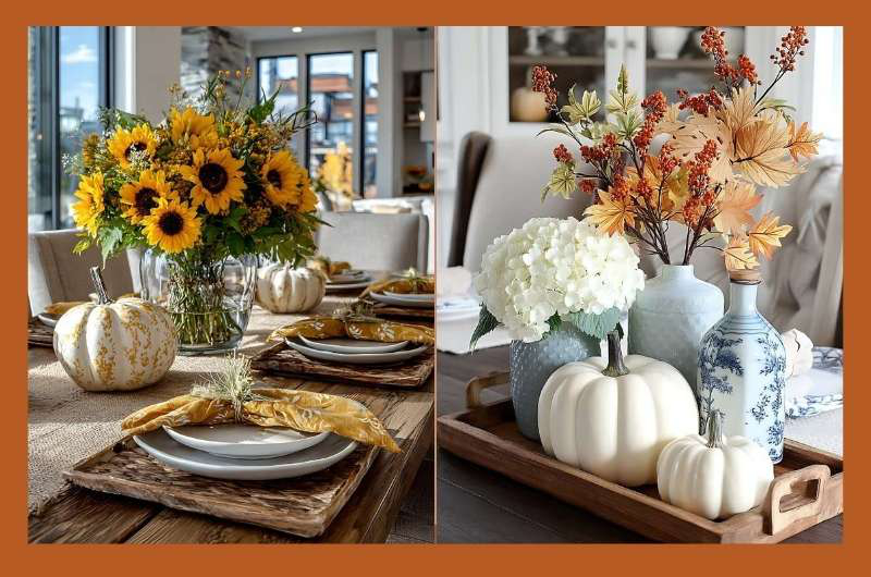 Fall table centerpiece ideas