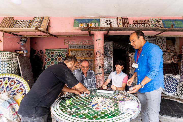 # My Marrakech Muse: A Zellij Workshop at Riad Yas...