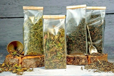 Composting with used tea leaves