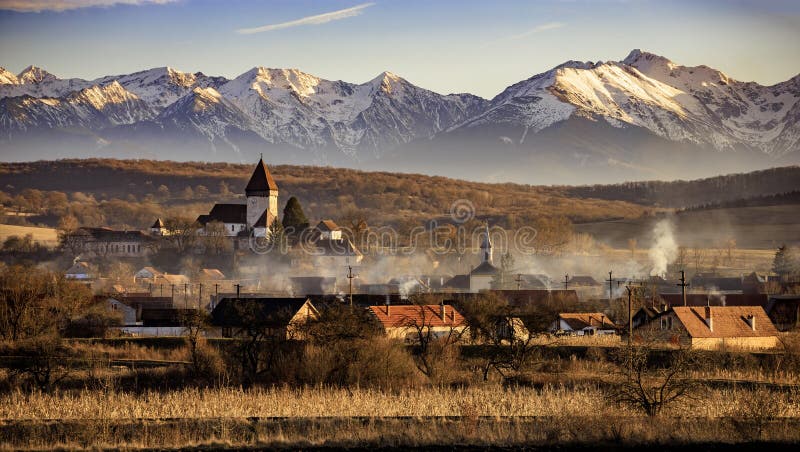 Golden light in Transylvania