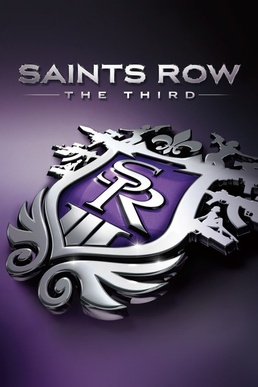 A group of gamers enthusiastically playing Saints Row on their PCs at a gaming event.