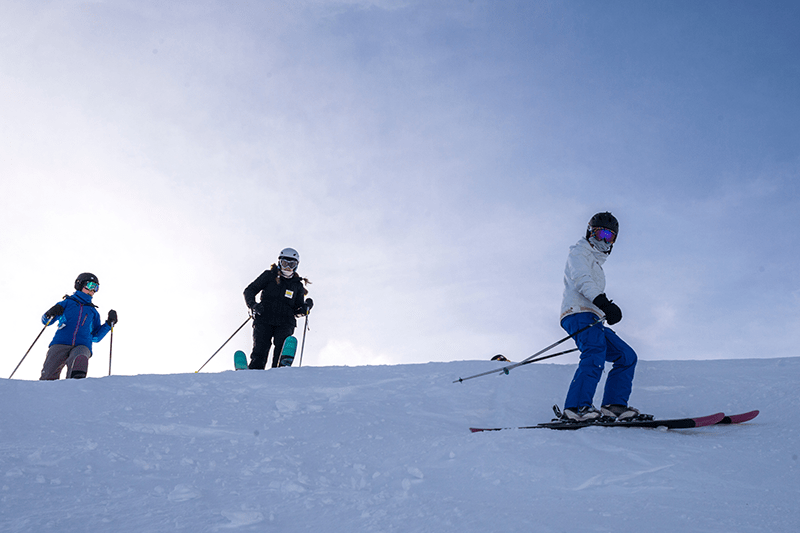 Skiing at Kicking Horse Resort, Canadian Rockies