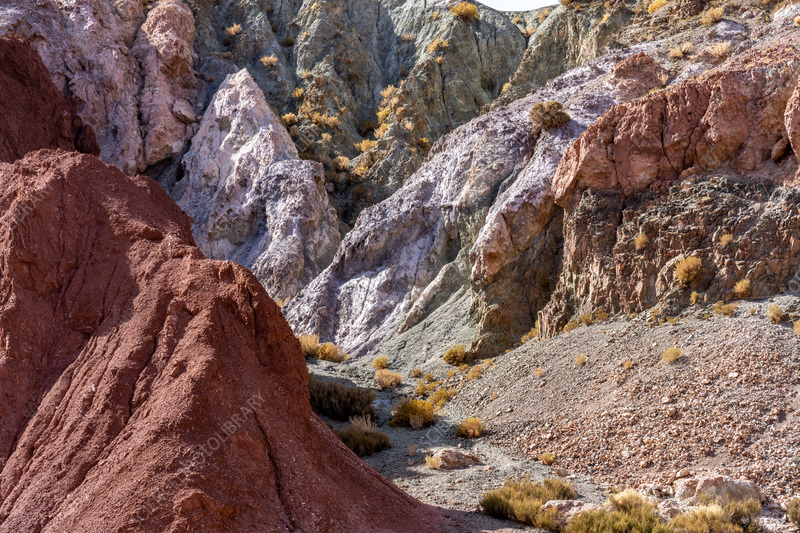 Sandboarding in Valle de la Muerte, showcasing the rust-colored sand dunes and the adrenaline rush of descending the slopes, with focus on the sandboarding equipment and safety precautions.