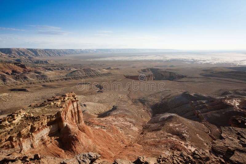 Mitzpe Ramon with starlit sky
