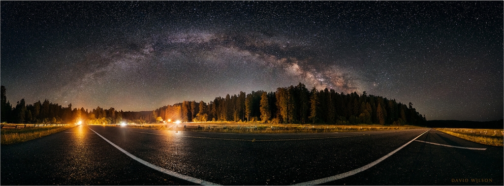 The Milky Way over Redwood Haven