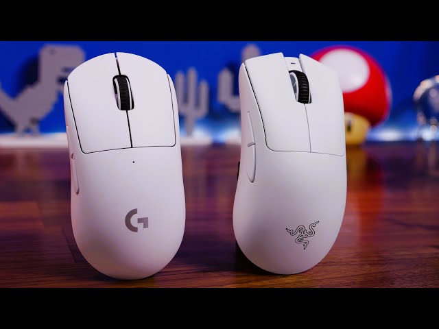 Sensor consistency data comparisons alongside the Logitech G Pro X Superlight 2, visually representing the benchmarking results