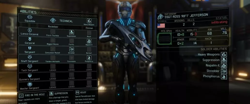 An image of the Technical soldier class using the flamethrower ability, demonstrating one of the new tactical options available in the mod.