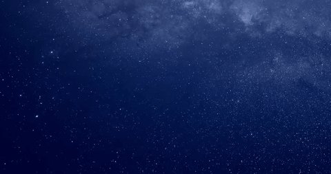 Night sky over the Mojave desert with visible Milky Way