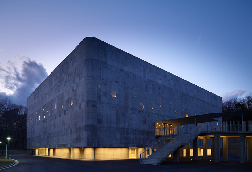 The indoor olive trees in The Mercer Hotel lobby, bathed in natural light, creating a peaceful and serene atmosphere.