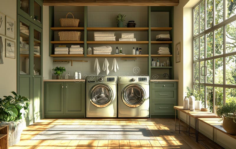 castile soap flakes glass container laundry room