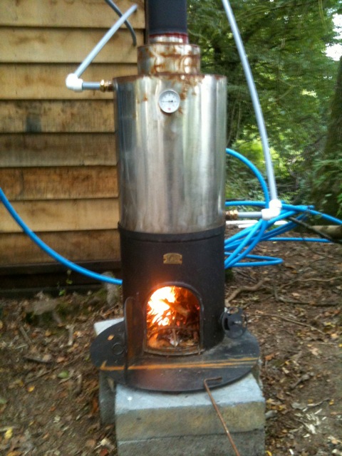 Ben and Emily kayaking on Douthat Lake