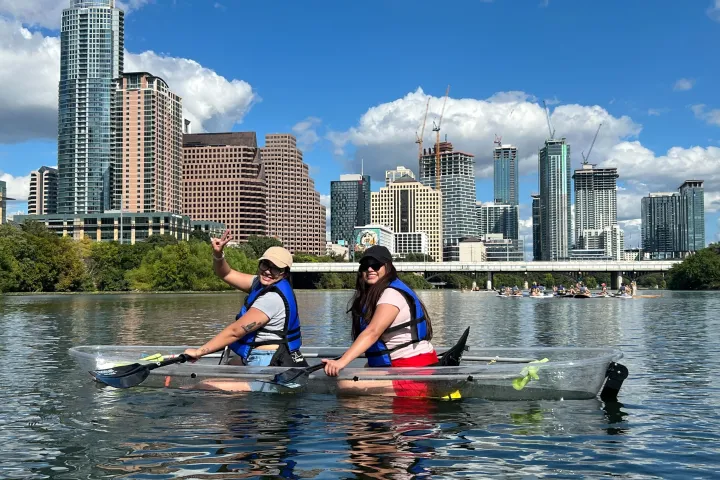 Infinity Pool at The LINE Austin at Sunset