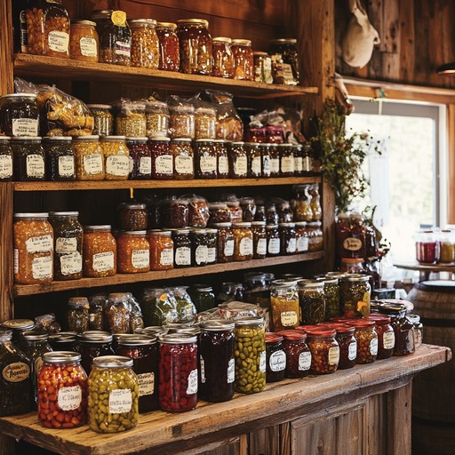 rustic pantry shelves
