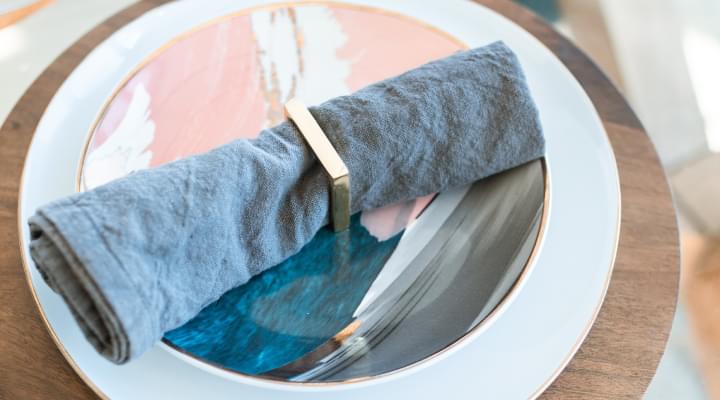 A patio filled with people enjoying cocktails