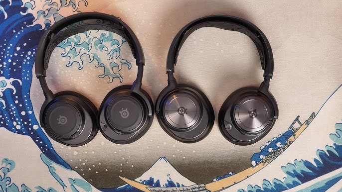 A picture demonstrating the simulated keyboard noise test setup, showing the microphone placement relative to the keyboard