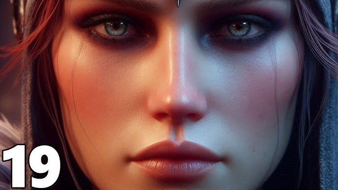 A conversation with a companion character, showing dialogue choices.